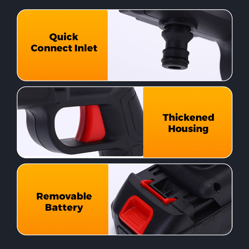 💦 50% OFF INSTANT! 🔥 2026 Cordless Portable Pressure Water Blaster - Multi-Function Cleaning for Cars/Patios/Bikes, Rechargeable & High-Power 🚗✨