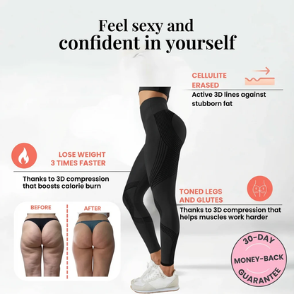 🔥2026 HOT SALE💞50K+ SOLD!⚡High-Waist Tummy Control & Butt Lifting POWERCELLS™ 3D Metabolic Booster Leggings