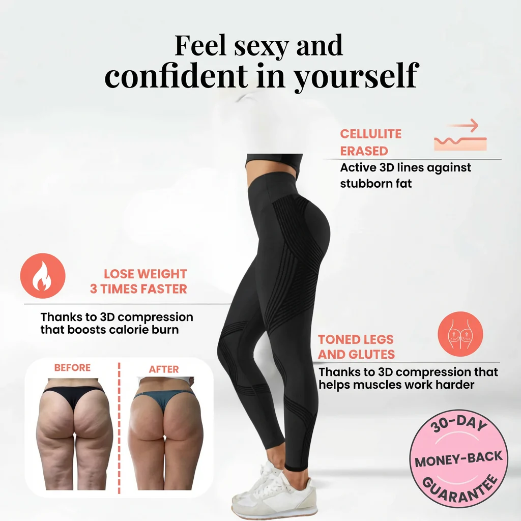 🔥2026 HOT SALE💞50K+ SOLD!⚡High-Waist Tummy Control & Butt Lifting POWERCELLS™ 3D Metabolic Booster Leggings