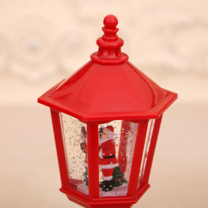 Christmas Luminous Snow Night Light with Music - Decorative Snow Globe Lamp for Shelves & Gifts