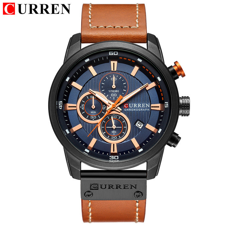 Men’s Vintage High-End Business Watch - Quick-Release Leather/Steel, Slim Dress Profile, Premium Finishing 🖤