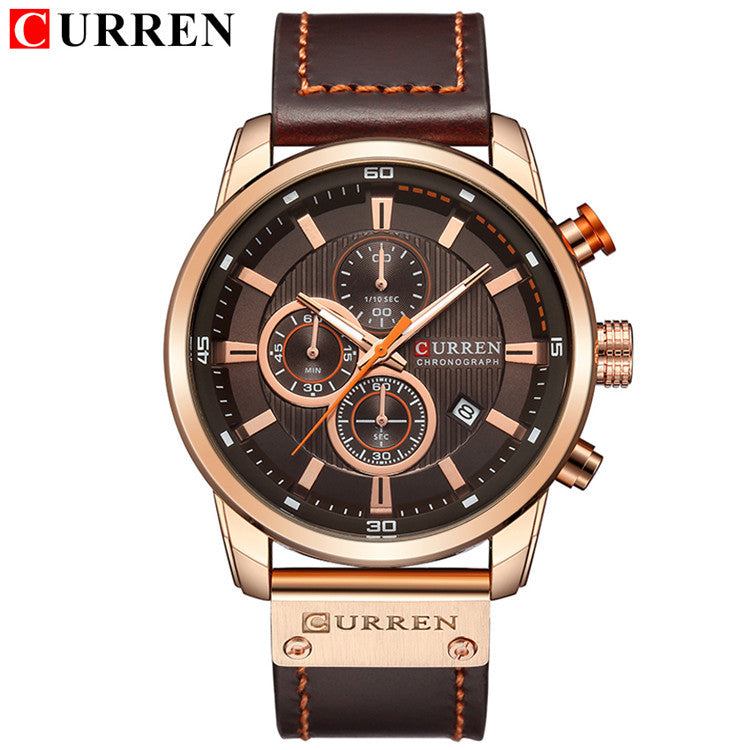 Men’s Vintage High-End Business Watch - Quick-Release Leather/Steel, Slim Dress Profile, Premium Finishing 🖤