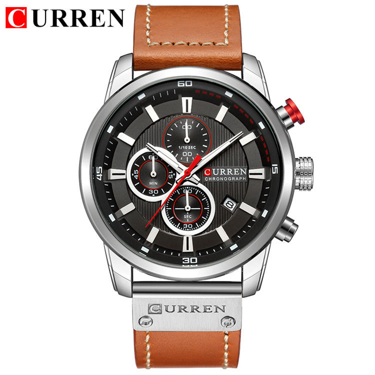 Men’s Vintage High-End Business Watch - Quick-Release Leather/Steel, Slim Dress Profile, Premium Finishing 🖤