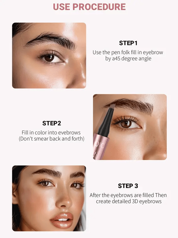 🥳BUY 1 GET 1 FREE 💞50K+ SOLD!💥✨3D Natural-Looking Eyebrow Pencil– 4-prong tip creates natural hair-like strokes. Waterproof, smudge-proof & lasts 24h
