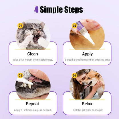 Pet Oral Repair Gel Toothbrush 🐱🐶