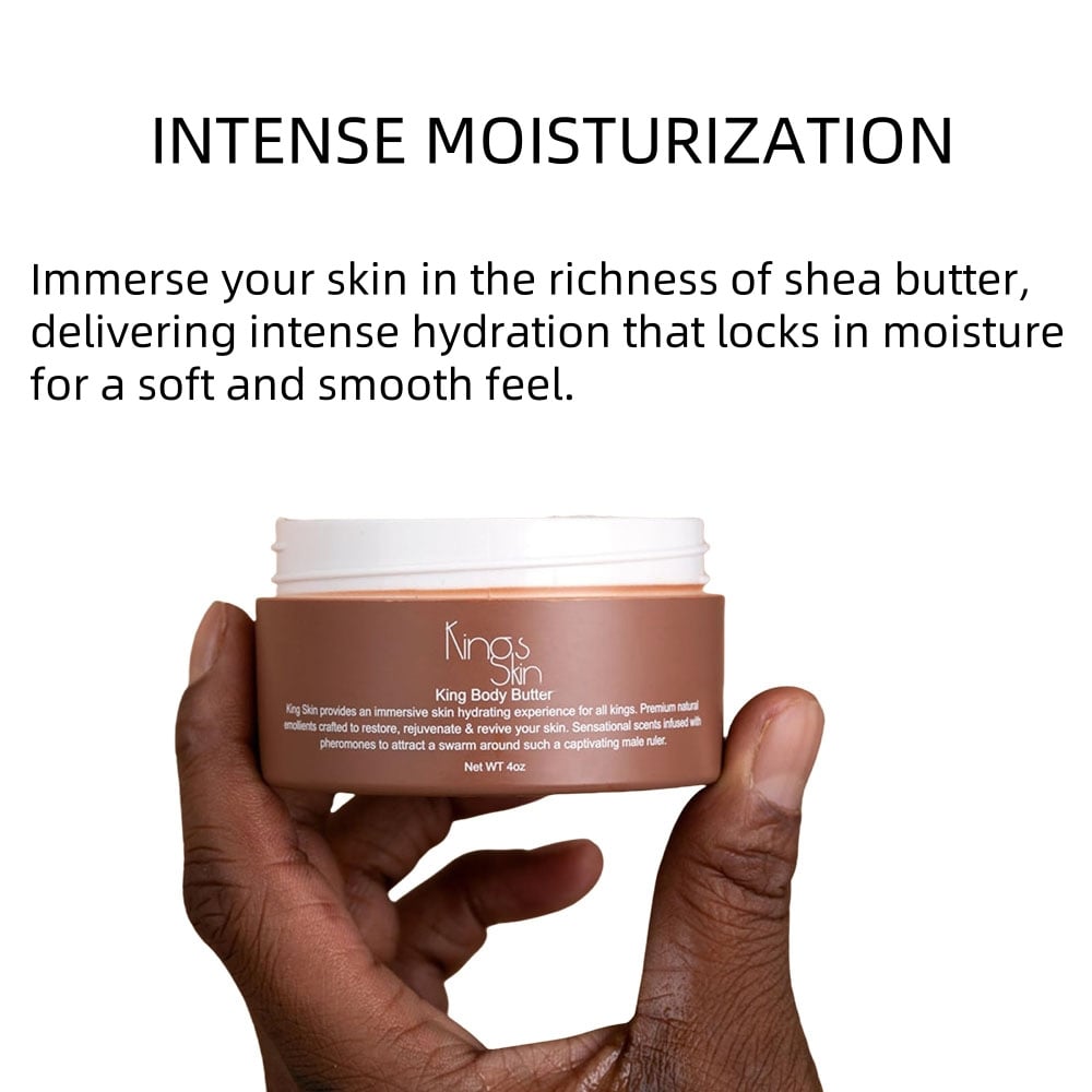 🏆Flash Sale⚡ 100K+ SOLD! Almost Gone💥Crowned Skin King Cologned Body Butter - Warm & Sensual Signature Scent