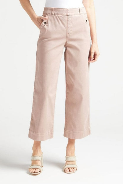 🔥2025 HOT SALE🔥Stretch Twill Cropped Wide Leg Pants | High Waist | Loose & Comfortable