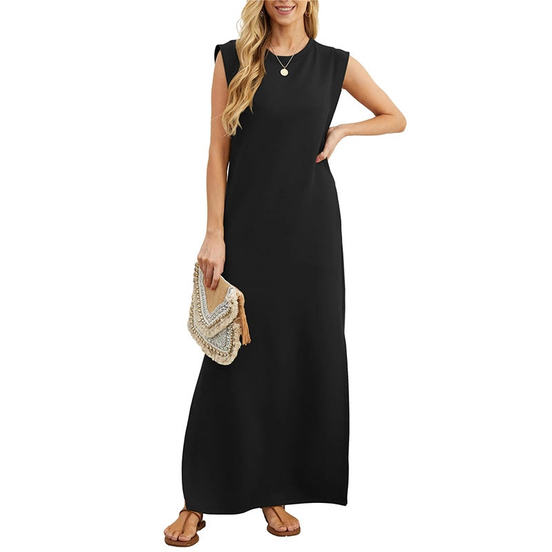 🎉Spring Hot Sale🌿Women Loose Split Wrinkle-Free Long Dress