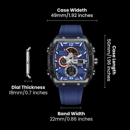 ⚡LED Backlight+Stopwatch Technique💥Smael Technology Style Digital Watch