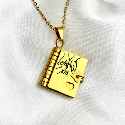 🔥🔥My Little Star Book Necklace for Daughter, Birthday Day Gift Graduation Jewelry of Love