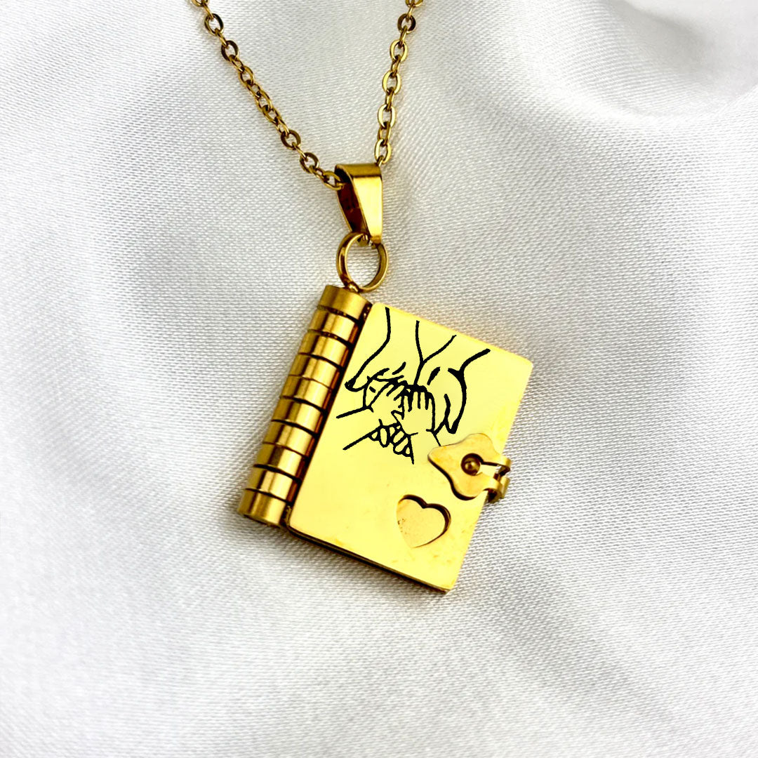 🔥🔥My Little Star Book Necklace for Daughter, Birthday Day Gift Graduation Jewelry of Love
