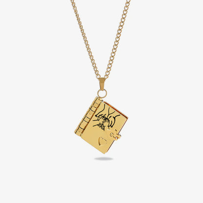 🔥🔥My Little Star Book Necklace for Daughter, Birthday Day Gift Graduation Jewelry of Love