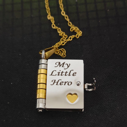 🔥🔥My Little Star Book Necklace for Daughter, Birthday Day Gift Graduation Jewelry of Love