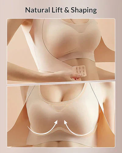 ⏰Front Closure Cross-Back Wireless Posture Bra