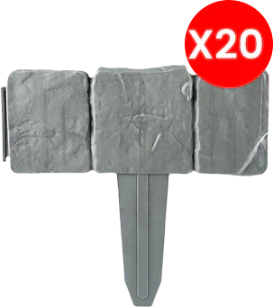 🌿✨Imitation Stone Garden Fence – Realistic Look, Easy Install & Expandable Design