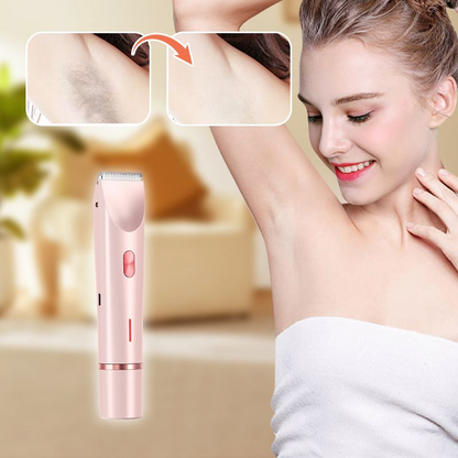 🥳LAST DAY PROMOTION - 50%OFF🥳💞Electric Bikini Trimmer for Women, Rechargeable 2 in 1 Body & Facial Hair Removal