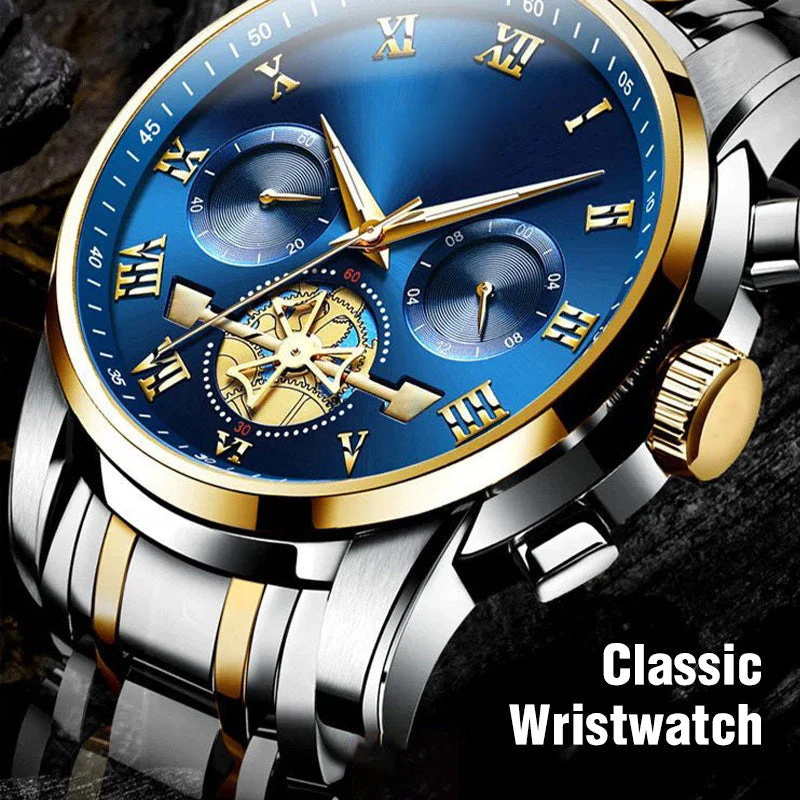 🎁Last Day Promotion🔥Luxury Design Dodecagon Quartz Watch New Multifunctional Men's Wristwatch