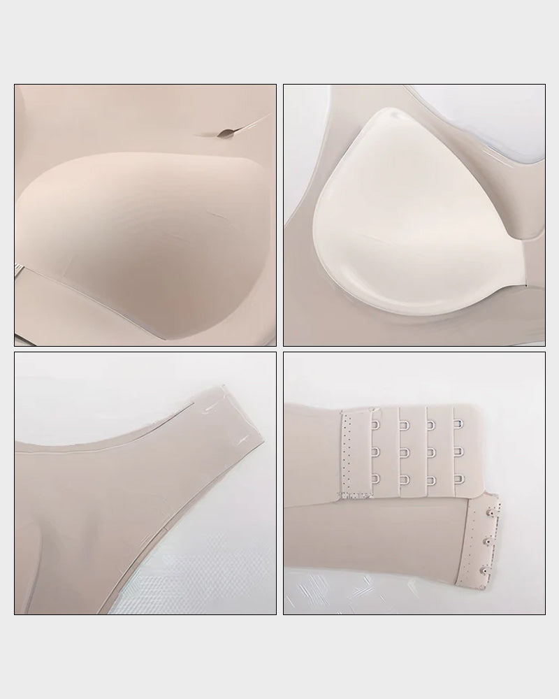 ⏰Front Closure Cross-Back Wireless Posture Bra