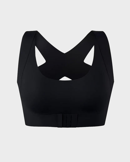 ⏰Front Closure Cross-Back Wireless Posture Bra