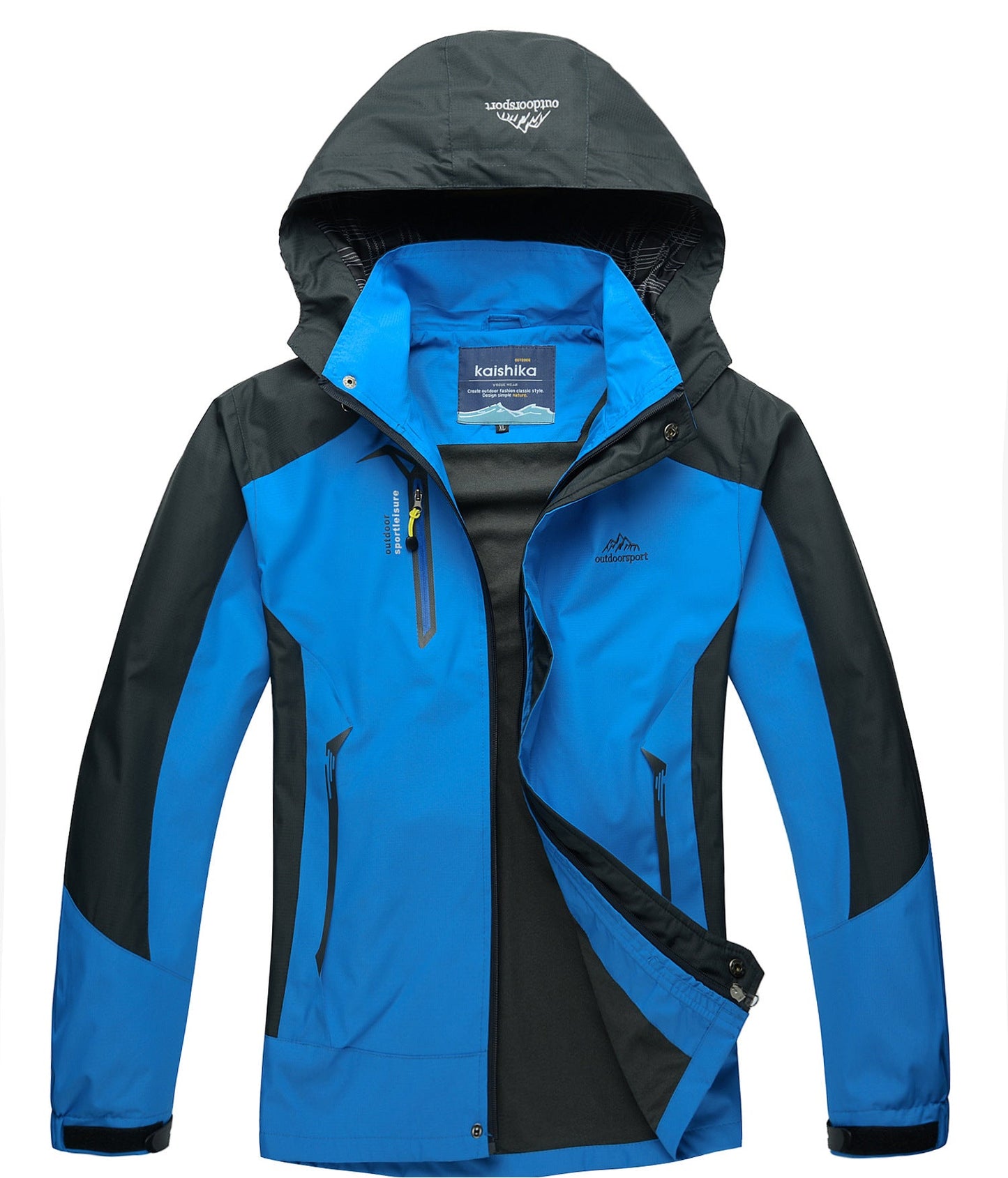 🔥Hot Sale 50% Off🎁Men's Lightweight Windbreaker Rain Jacket Raincoat with Detachable Hood for Hiking Fishing Activewear