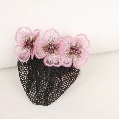 Flower Design Detachable Hairnet Barrette（Buy 1 Get 1 Free）