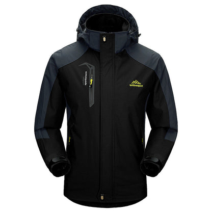 🔥Hot Sale 50% Off🎁Men's Lightweight Windbreaker Rain Jacket Raincoat with Detachable Hood for Hiking Fishing Activewear