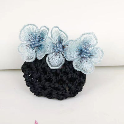 Flower Design Detachable Hairnet Barrette（Buy 1 Get 1 Free）