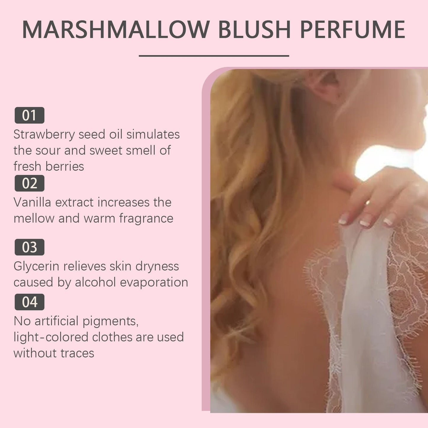 Strawberry Sugar Sweet And Vital Perfume Lasting Fragrance Date Commuting Multi Scene Portable Perfume