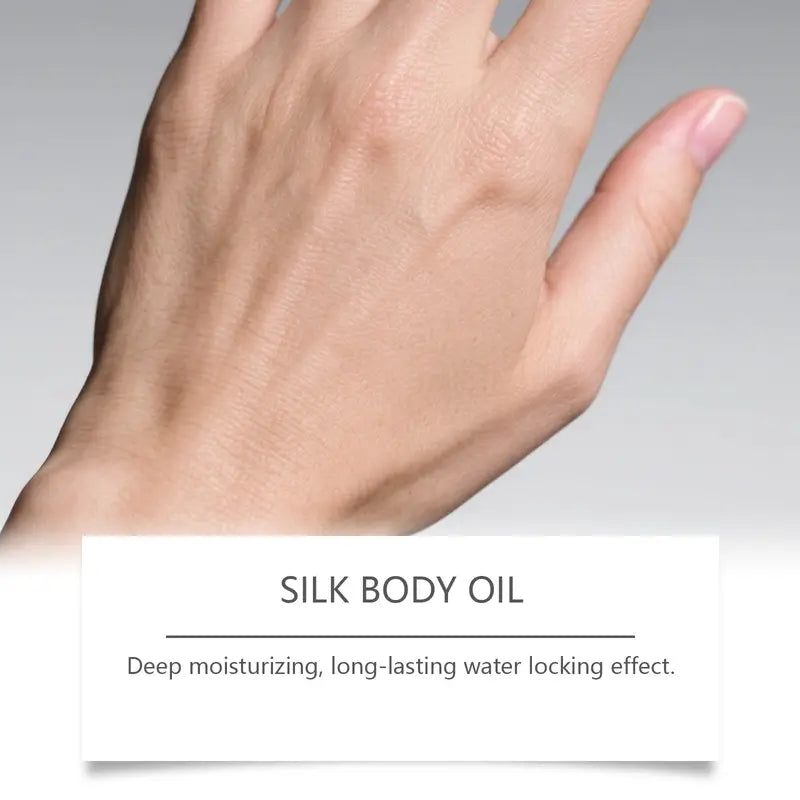 Oceaura Silk Soft Body Oil 30ML, Deep Moisturizing & Long-Lasting Hydration, Non-Greasy Formula, Nourishing Skin Care Essential