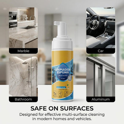 🧴4-in-1 Multi-Enzyme Foam Cleaner – Deep Clean Car, Kitchen, Bathroom & Sofa