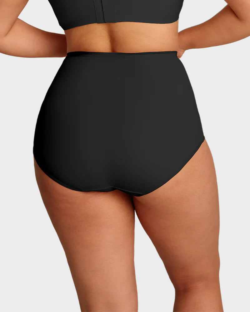🌸2026 HOT SALE🥳✨Plus-Size High-Waist Cross Tummy Control Panties