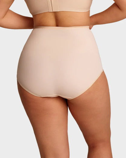 🌸2026 HOT SALE🥳✨Plus-Size High-Waist Cross Tummy Control Panties