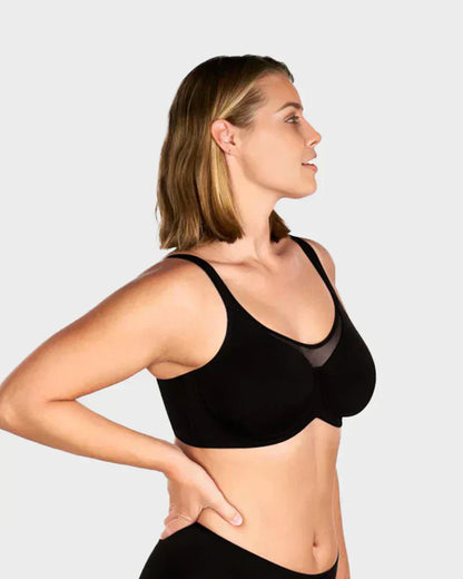 🏆Last Day £14.99!!- BUY 1 GET 1 FREE(Add 2pcs to your shopping cart)💐Women's Elegant Sheer Full Coverage Plus Size Bra