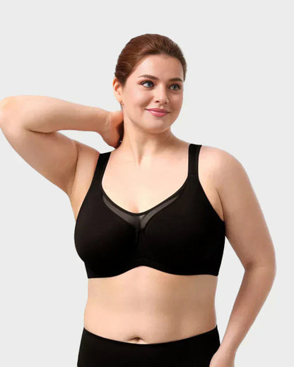 🏆Last Day £14.99!!- BUY 1 GET 1 FREE(Add 2pcs to your shopping cart)💐Women's Elegant Sheer Full Coverage Plus Size Bra