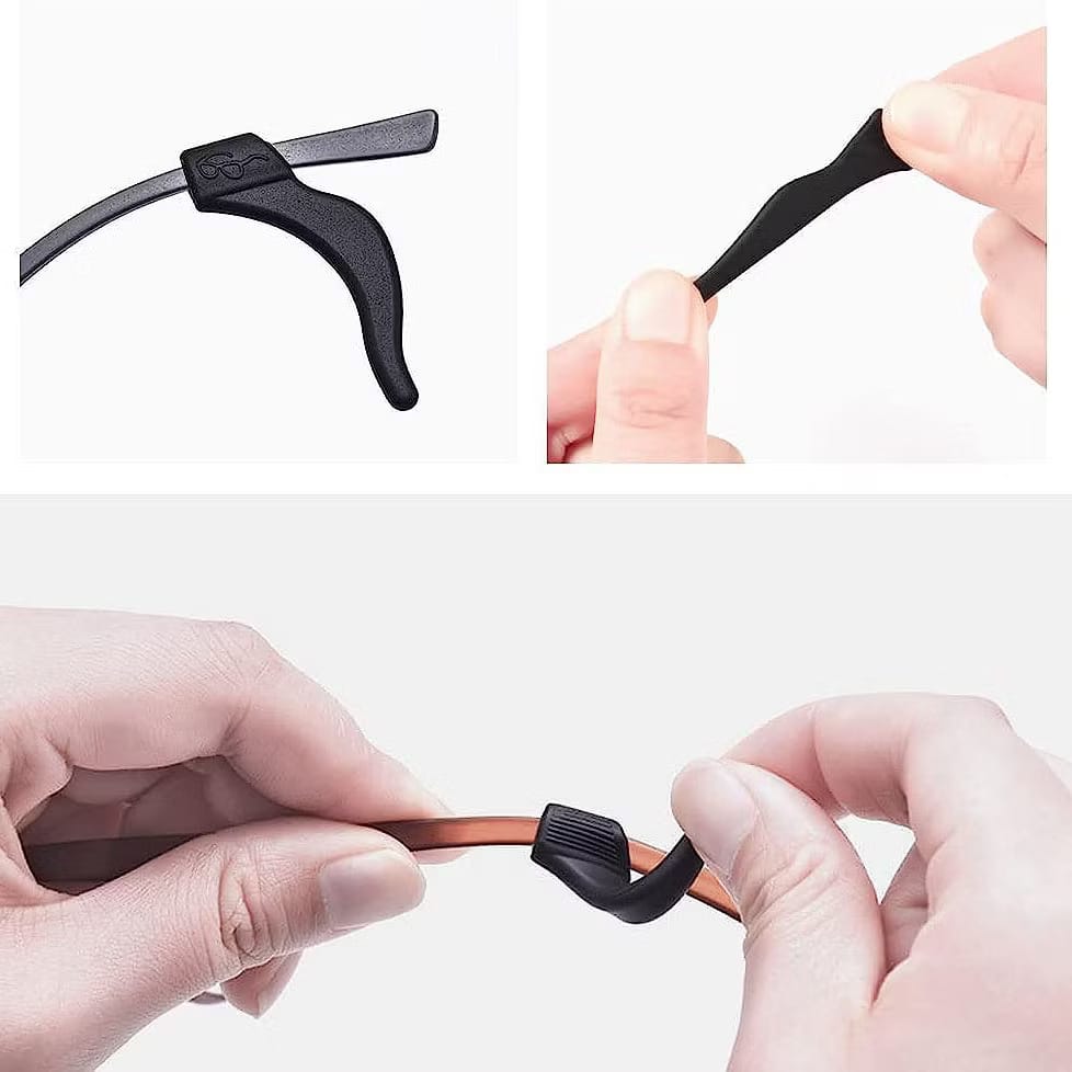 GripFit Ganchos para Orejas – Soporte Antideslizante para Gafas