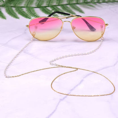 Cadena de perlas de lujo – Elegante accesorio para gafas