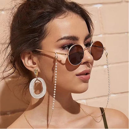 Cadena de perlas de lujo – Elegante accesorio para gafas