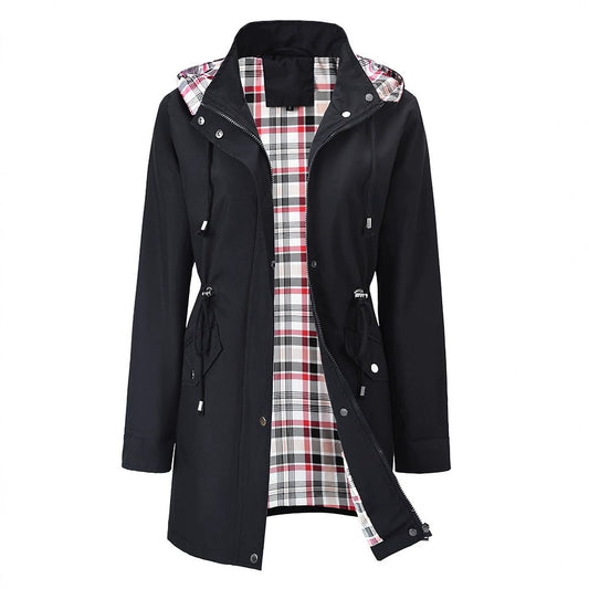 ❤️‍🔥New Arrival-50% Off🥰Solid Color Casual Jackets, Waterproof and Windproof Coats, Hooded Windbreakers