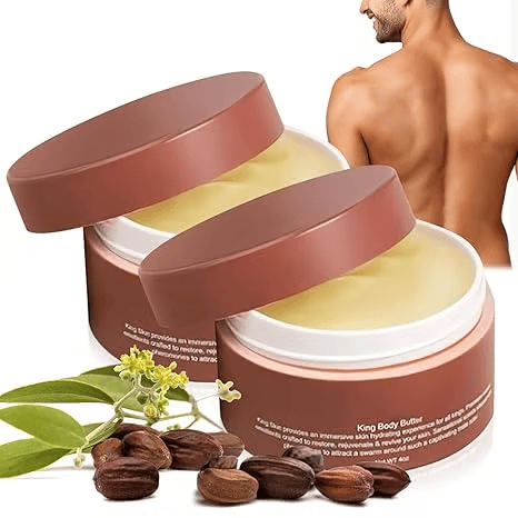 🏆Flash Sale⚡ 100K+ SOLD! Almost Gone💥Crowned Skin King Cologned Body Butter - Warm & Sensual Signature Scent