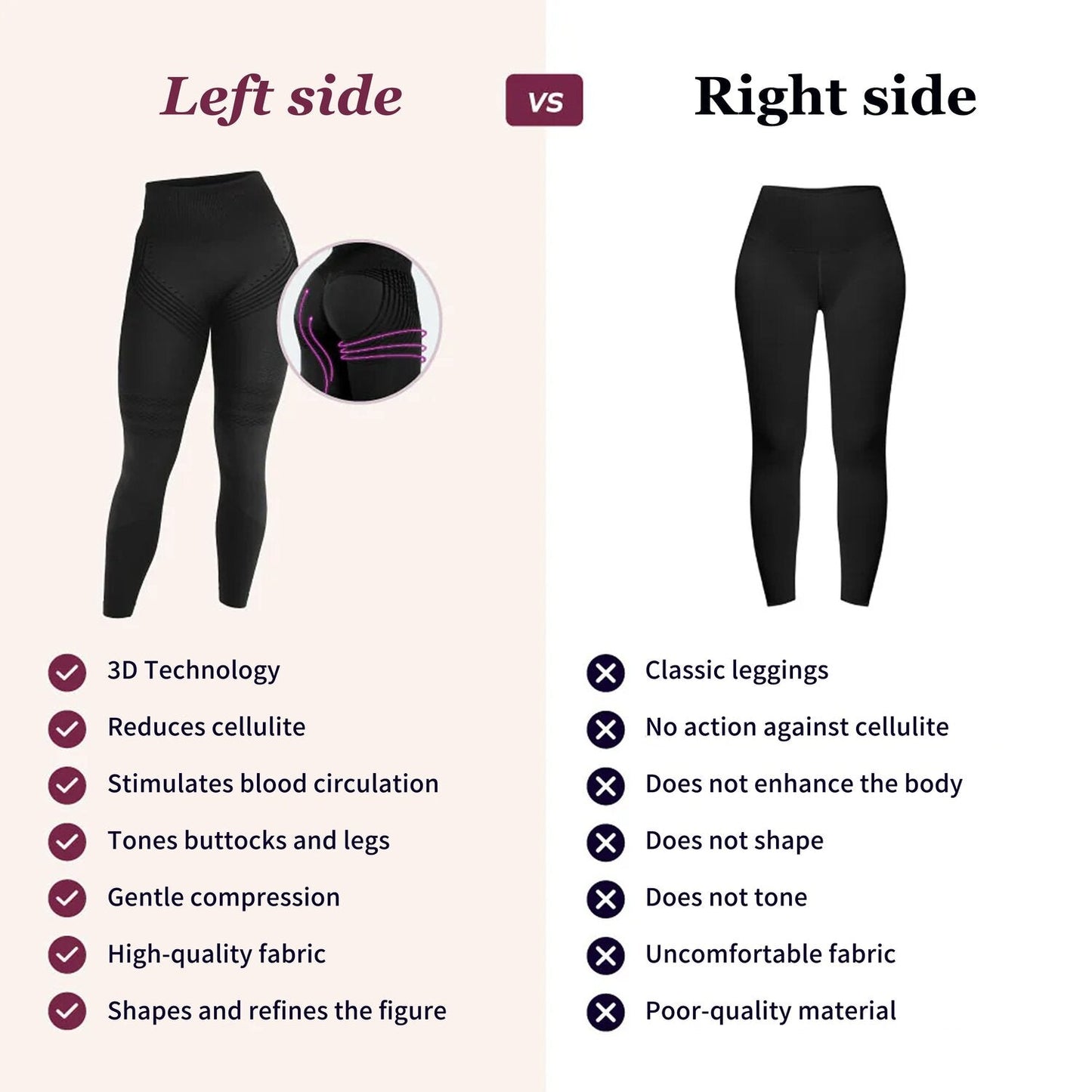 🔥2026 HOT SALE💞50K+ SOLD!⚡High-Waist Tummy Control & Butt Lifting POWERCELLS™ 3D Metabolic Booster Leggings