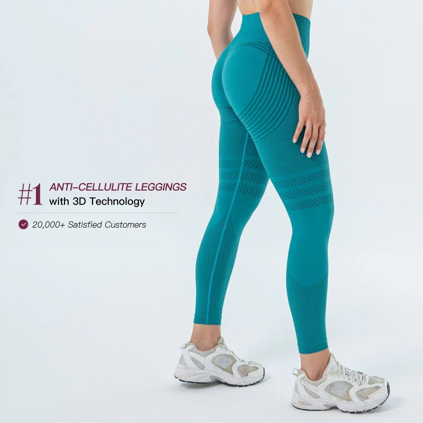 🔥2026 HOT SALE💞50K+ SOLD!⚡High-Waist Tummy Control & Butt Lifting POWERCELLS™ 3D Metabolic Booster Leggings