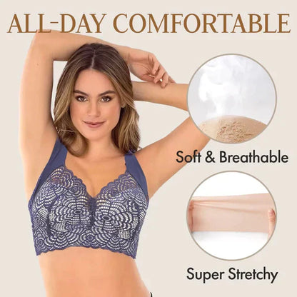 🌿【SECOND SKIN】CLOUD LIFT BRA SET | 3-Pack Seamless & Wire-Free | Non-Slip Grips & Breathable