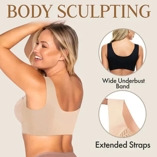 🌿【SECOND SKIN】CLOUD LIFT BRA SET | 3-Pack Seamless & Wire-Free | Non-Slip Grips & Breathable