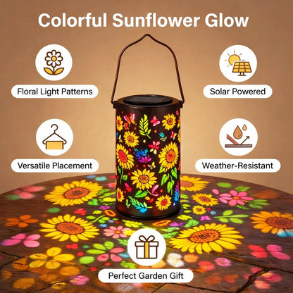 🌸Spring Sale 50% OFF🌻✨Colorful Sunflower Glow Solar Lantern — Fade-Resistant, Auto-On at Dusk, Waterproof for Patio & Garden Charm ✨🎨 Add vibrant, worry-free ambiance anywhere — no wiring needed.