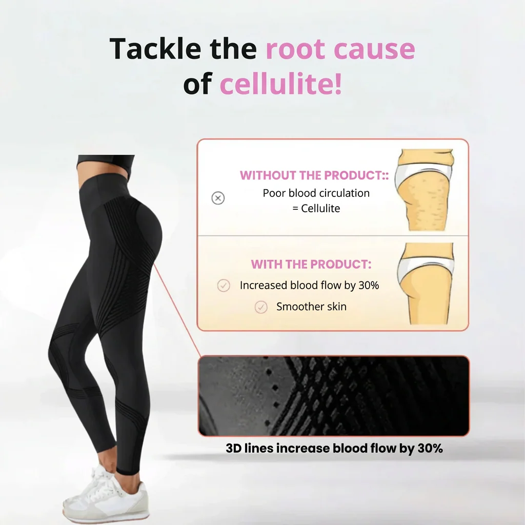 🔥2026 HOT SALE💞50K+ SOLD!⚡High-Waist Tummy Control & Butt Lifting POWERCELLS™ 3D Metabolic Booster Leggings