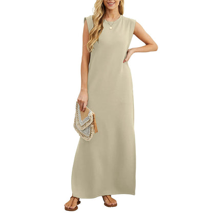 🎉Spring Hot Sale🌿Women Loose Split Wrinkle-Free Long Dress