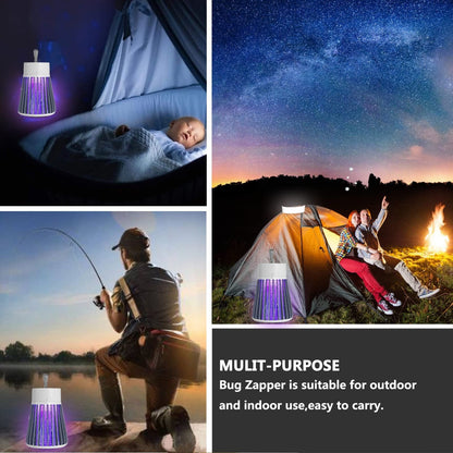 🔥2026 Hot Sale 🦟USB/Rechargeable Portable Mosquito & Fly Trap Lamp for Indoor & Outdoor