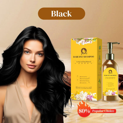🌈Long Lasting Natural Hair Dye Shampoo🧴 | UV Protection + Color Lock | Gradual Gray Coverage