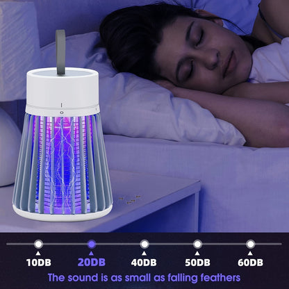🔥2026 Hot Sale 🦟USB/Rechargeable Portable Mosquito & Fly Trap Lamp for Indoor & Outdoor