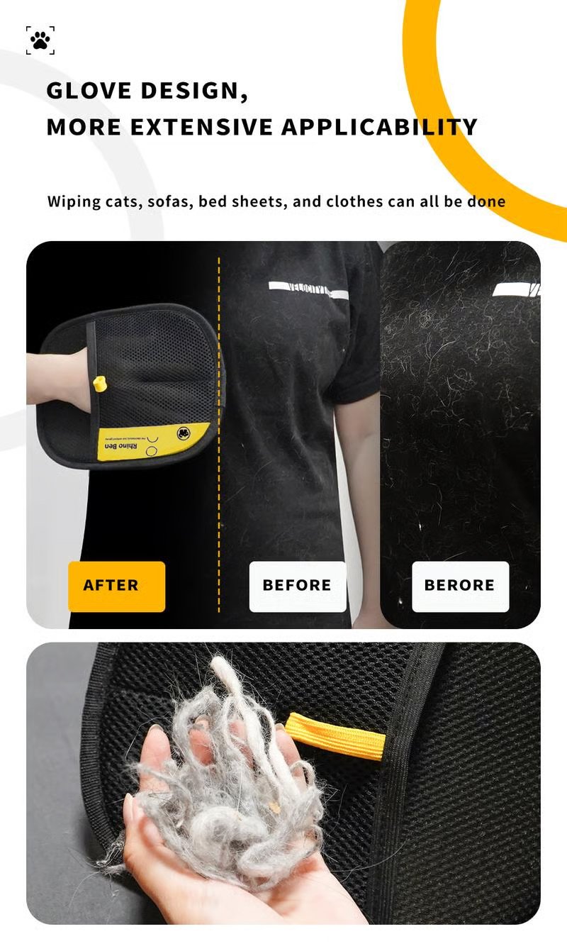 🔥2026 Hot Sale 40% OFF⚡ 50K+ SOLD! 🎁Reusable Electrostatic Pet Hair Removal Glove - Works on Clothes, Couch, Car & All Fabric Surfaces